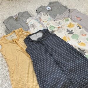 Cozy Sleep Sacks for Kids - Gray, Yellow, and Patterned